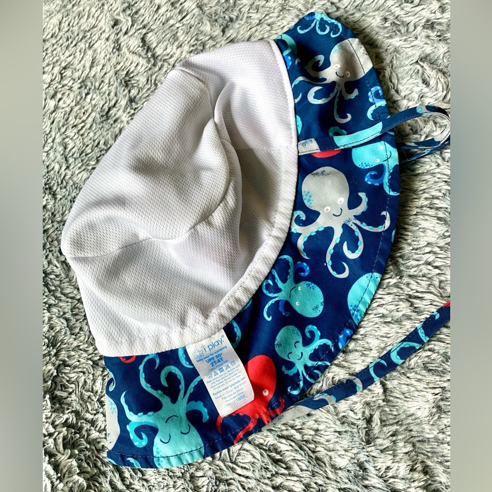 Toddler Boys Bucket Hat - Octopus 🐙 design - 2T-4T - Picture 7 of 9